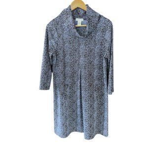 Orvis Cowl Neck Inverted Pleat Dress